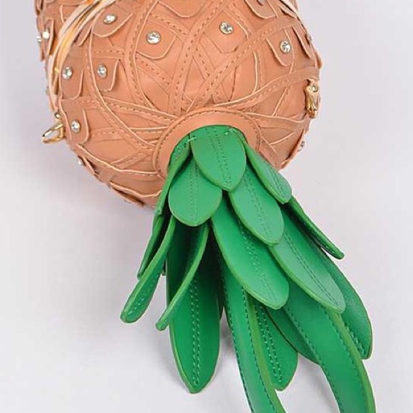 High Quality Key West By The Pool 3d Pineapple Bag Clutch Crossbody - Picture 9 of 13